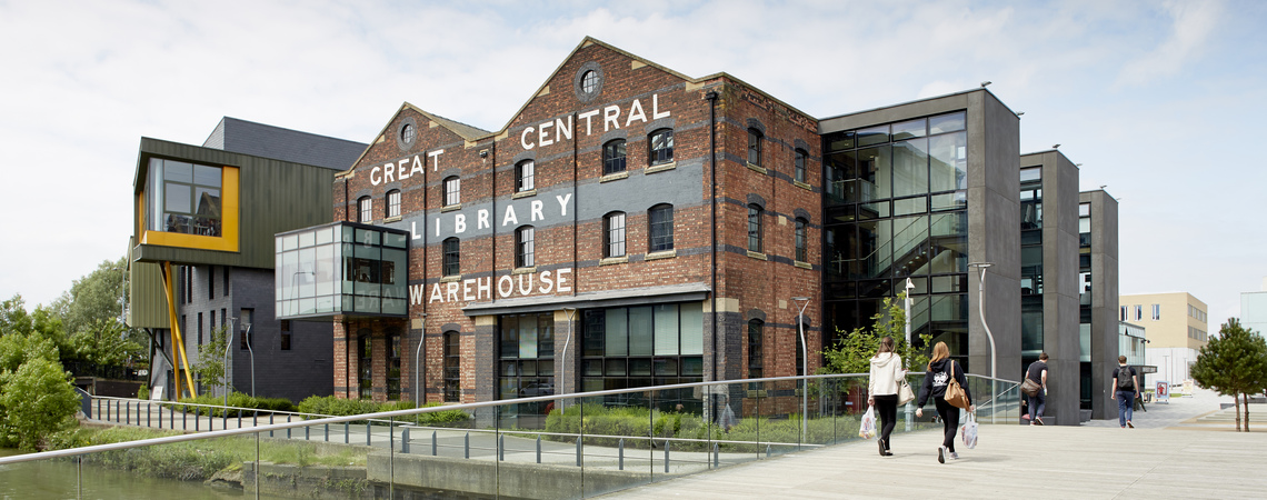 External shot of the library