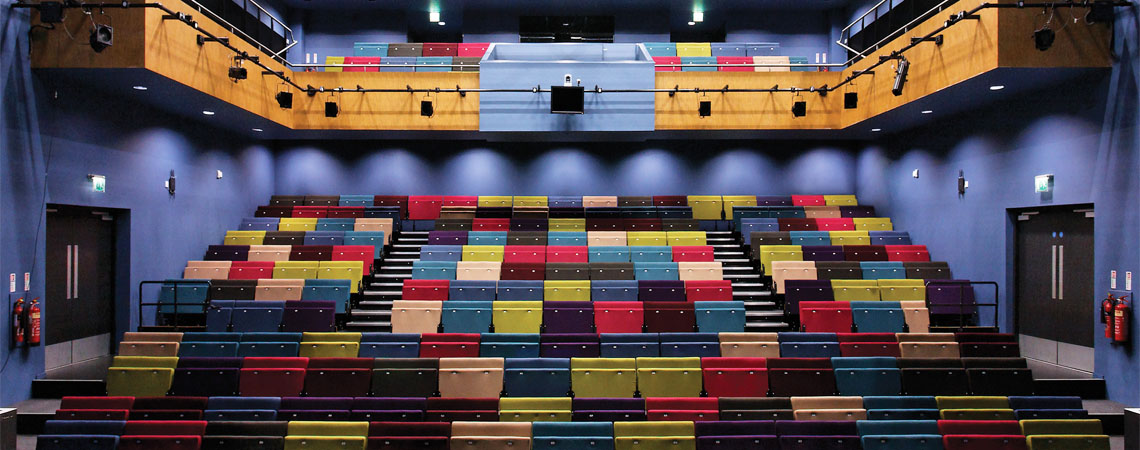 Seating inside Lincoln Performing Arts Centre